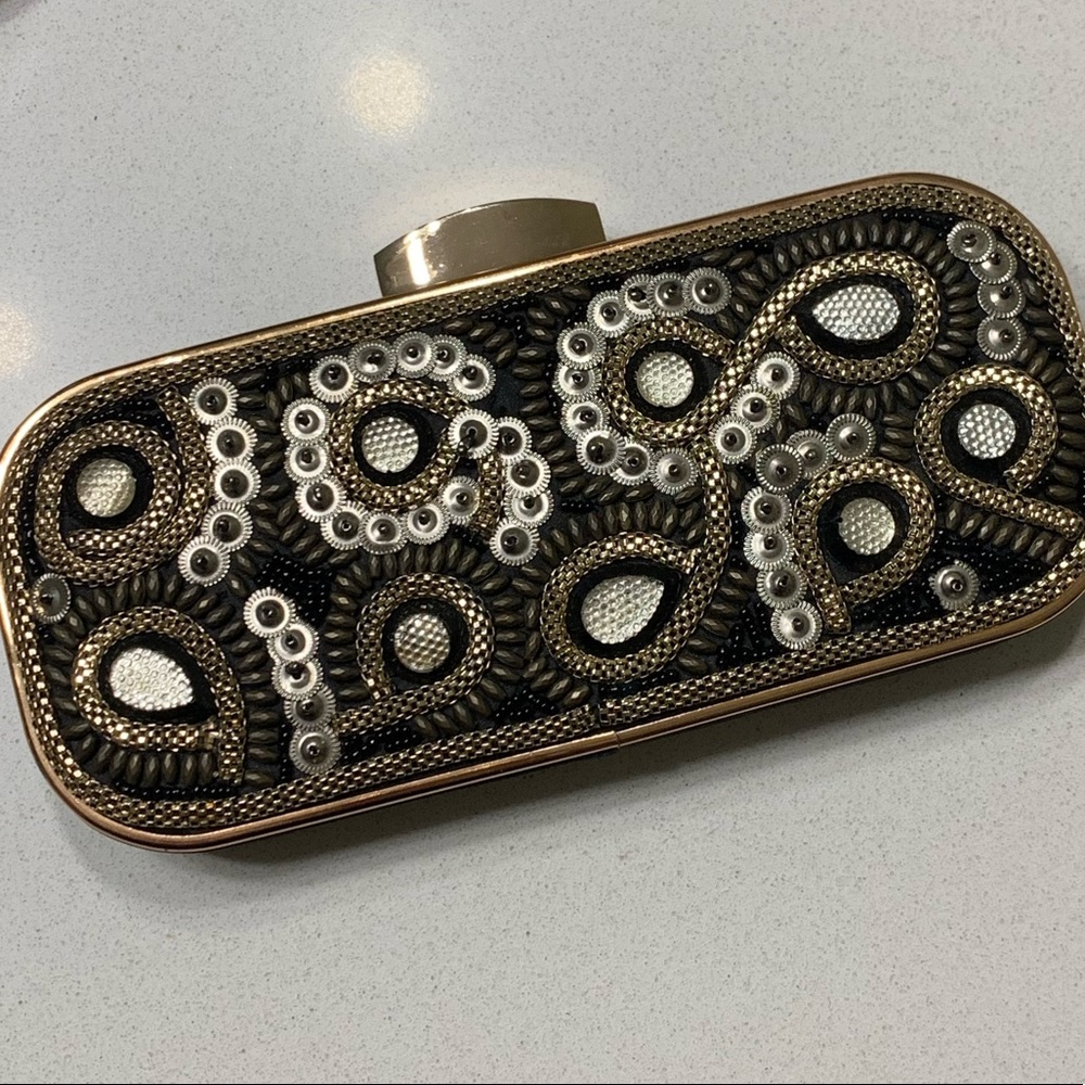 Kate Landry embellished clutch